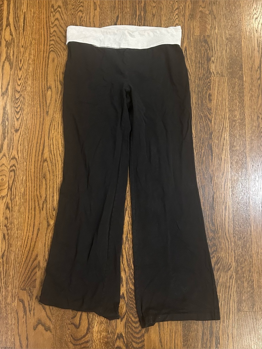 Vintage Y2K No Boundaries Fold Over Flare Yoga Pants